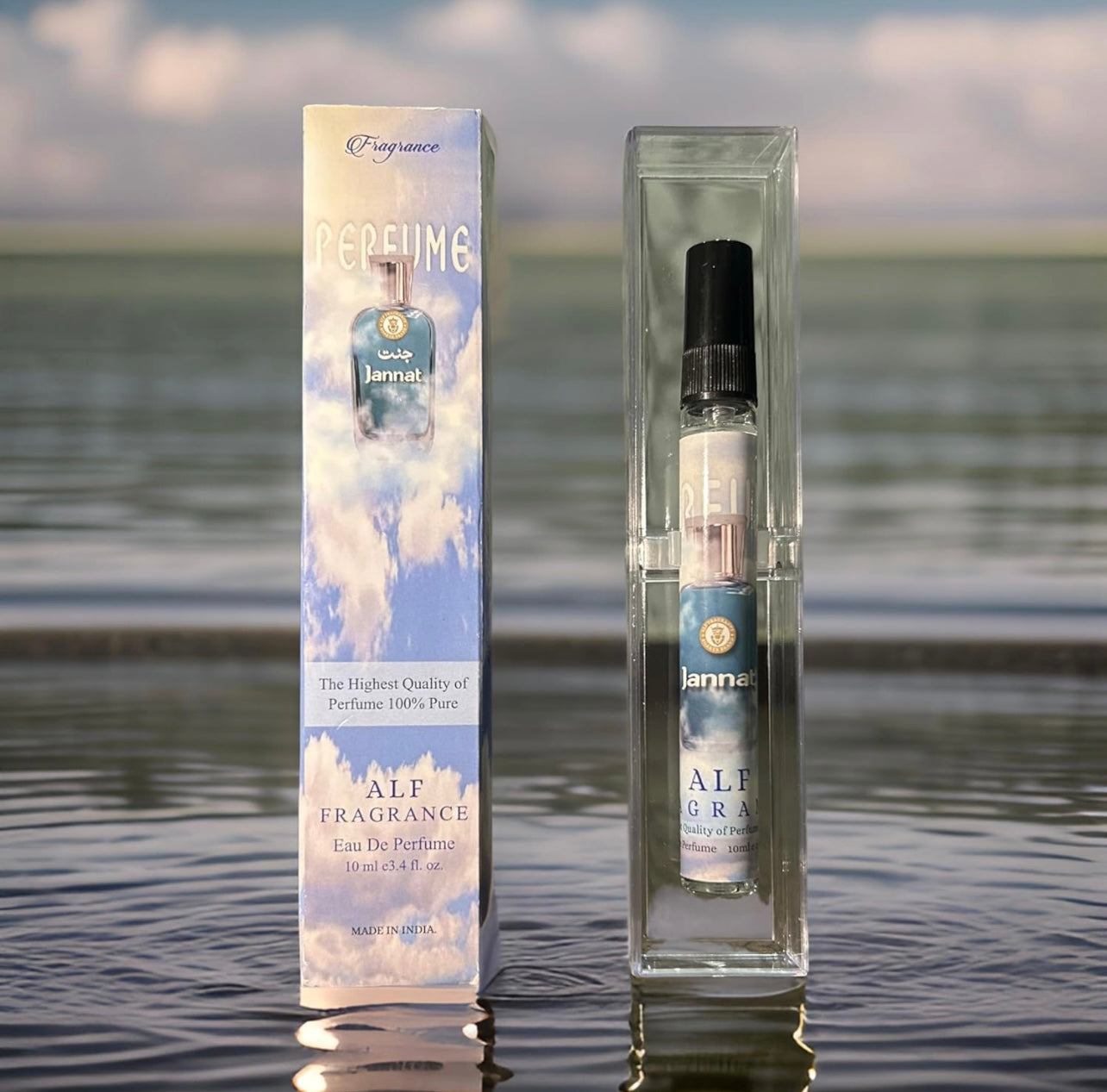 Alf Fragrance Jannat 10ml Pocket Perfume | 72 Hours Long Lasting | Unisex | Stain Free | Alcohol Free