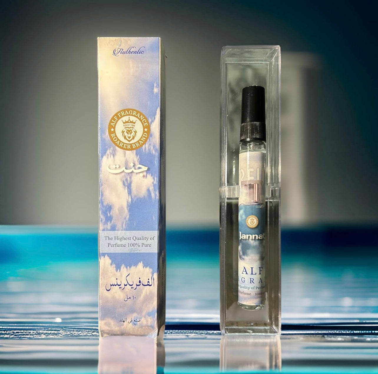 Alf Fragrance Jannat 10ml Pocket Perfume | 72 Hours Long Lasting | Unisex | Stain Free | Alcohol Free