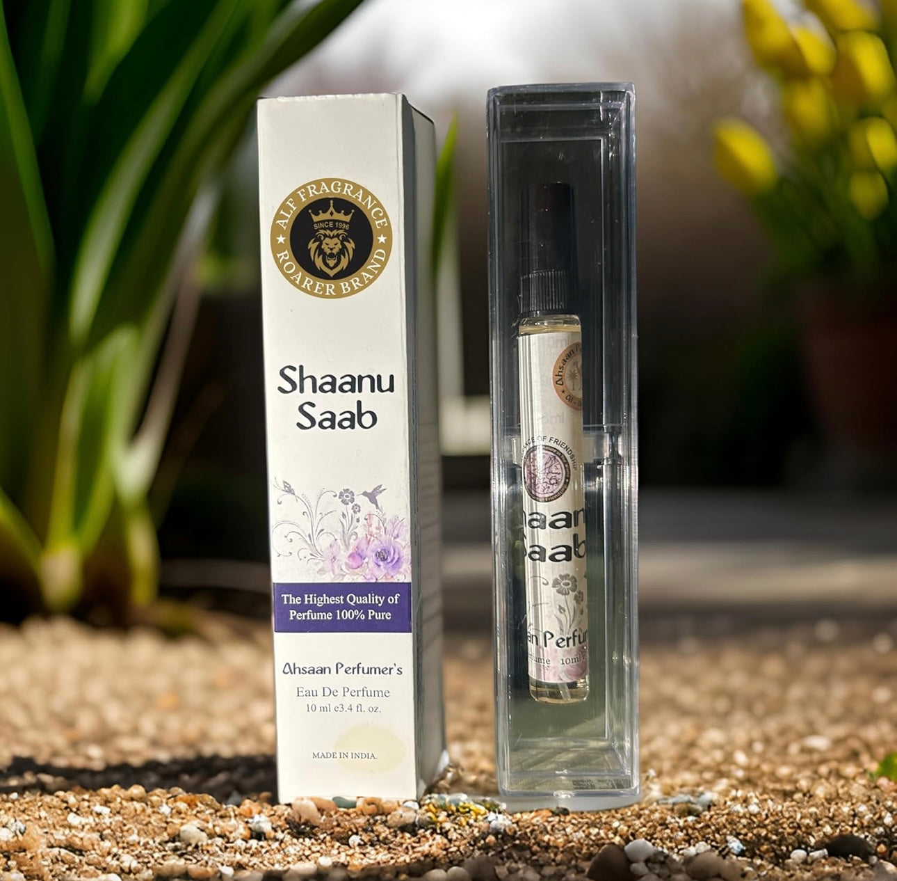 Alf Fragrance Shaanu Saab 10ml Pocket Perfume | 72 Hours Long Lasting | Unisex | Stain Free | Alcohol Free