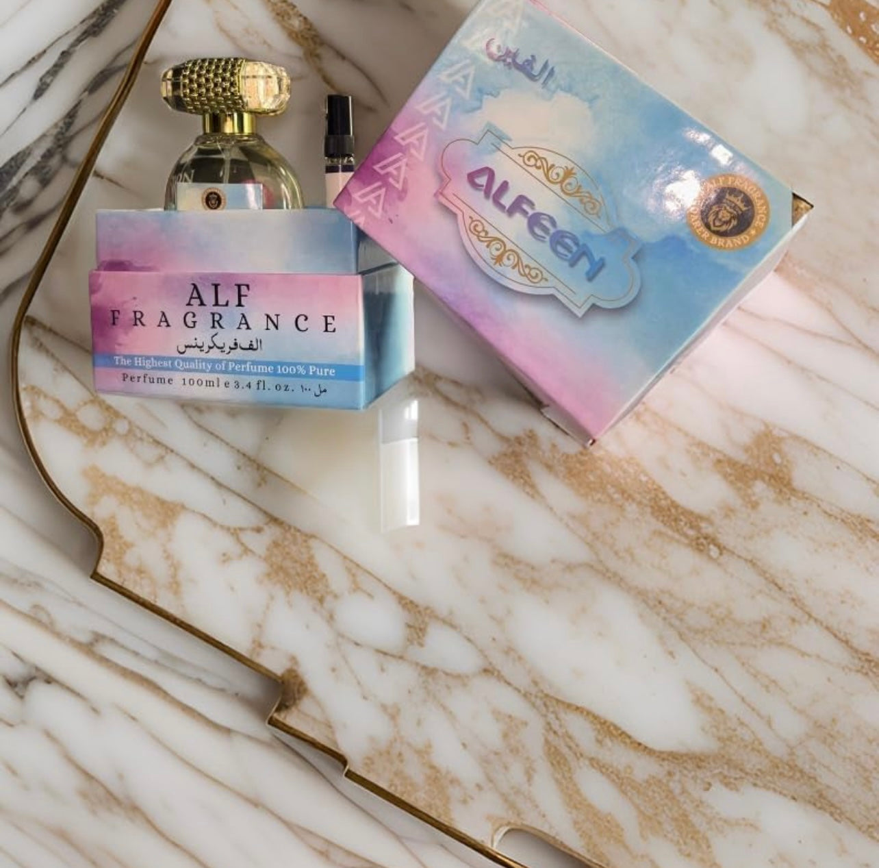 Alf Fragrance Alfeen 100ml Perfume + Free 10ml Pocket Perfume | 72 Hours Long Lasting | Unisex | Alcohol Free | Stain Free