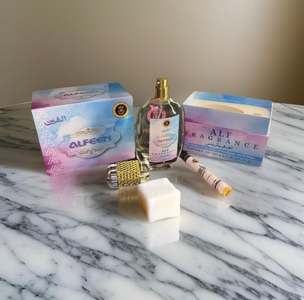 Alf Fragrance Alfeen 100ml Perfume + Free 10ml Pocket Perfume | 72 Hours Long Lasting | Unisex | Alcohol Free | Stain Free
