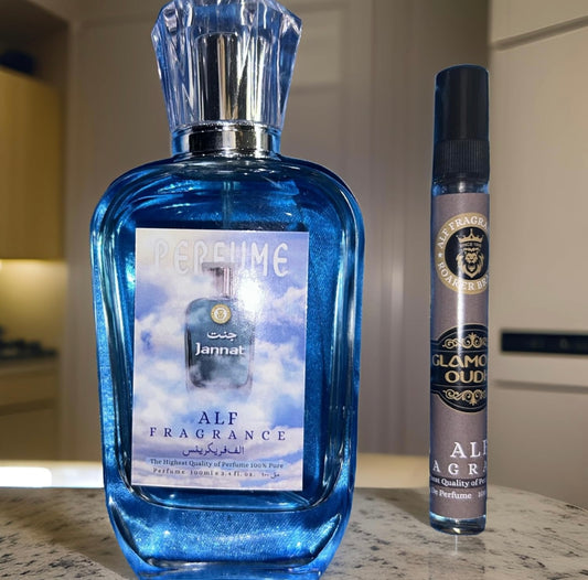 Alf Fragrance Jannat 100ml Pocket Perfume | 72 Hours Long Lasting | Unisex | Stain Free | Alcohol Free