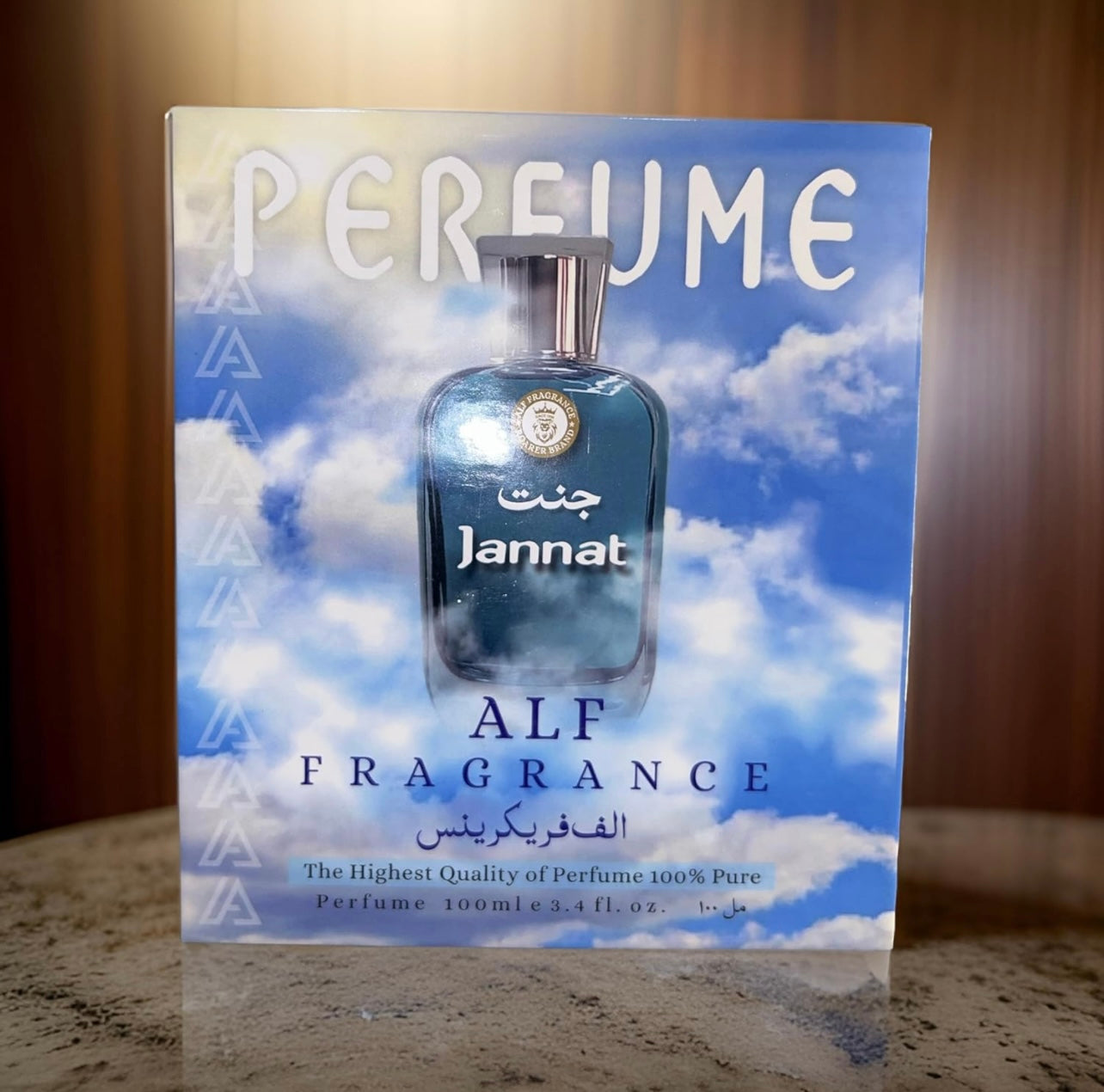 Alf Fragrance Jannat 100ml Pocket Perfume | 72 Hours Long Lasting | Unisex | Stain Free | Alcohol Free