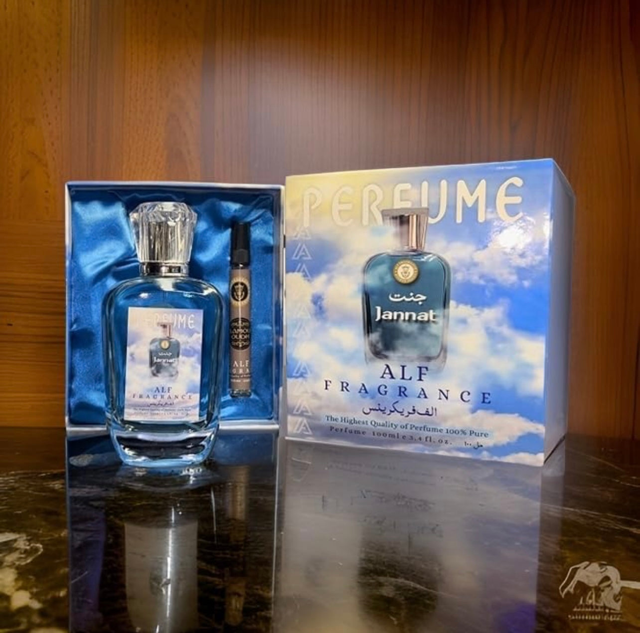 Alf Fragrance Jannat 100ml Pocket Perfume | 72 Hours Long Lasting | Unisex | Stain Free | Alcohol Free