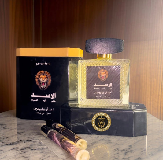 Alf Fragrance The Lion Alive 100ml Perfume + 2 Free 10ml Pocket Perfumes | 72 Hours Long Lasting | Unisex | Stain Free | Alcohol Free