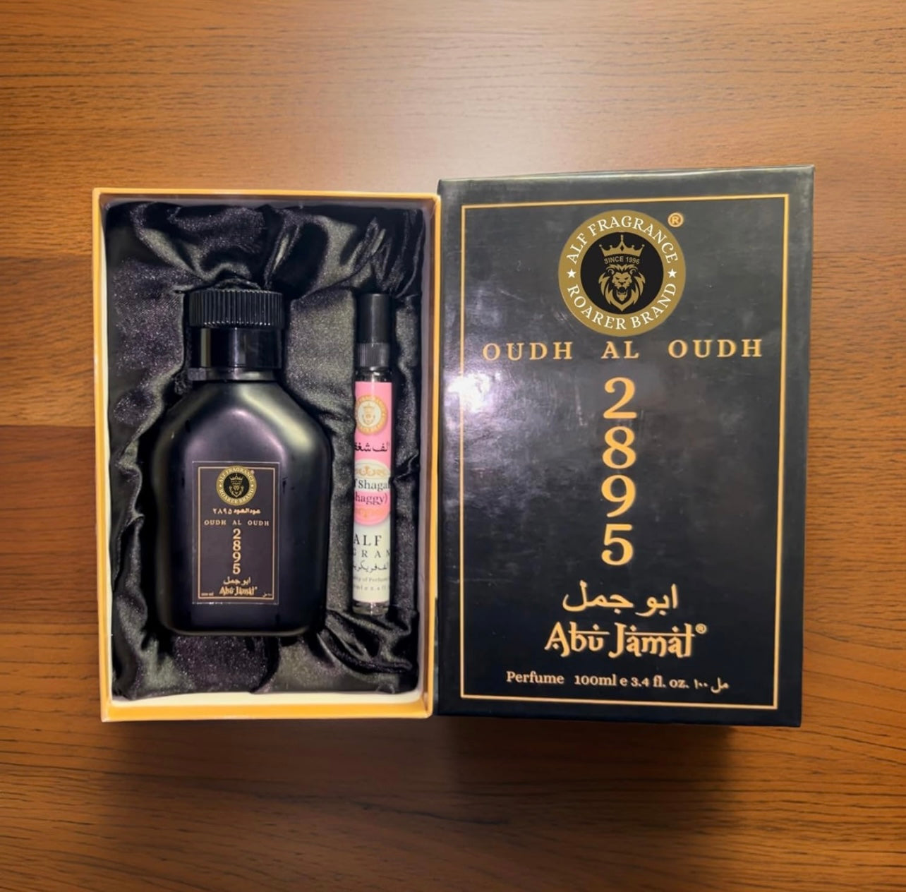 Alf Fragrance Oud AL Oud 100ml Perfume + Free 10ml Pocket Perfume | 72 Hours Long Lasting | Unisex | Stain Free | Alcohol Free