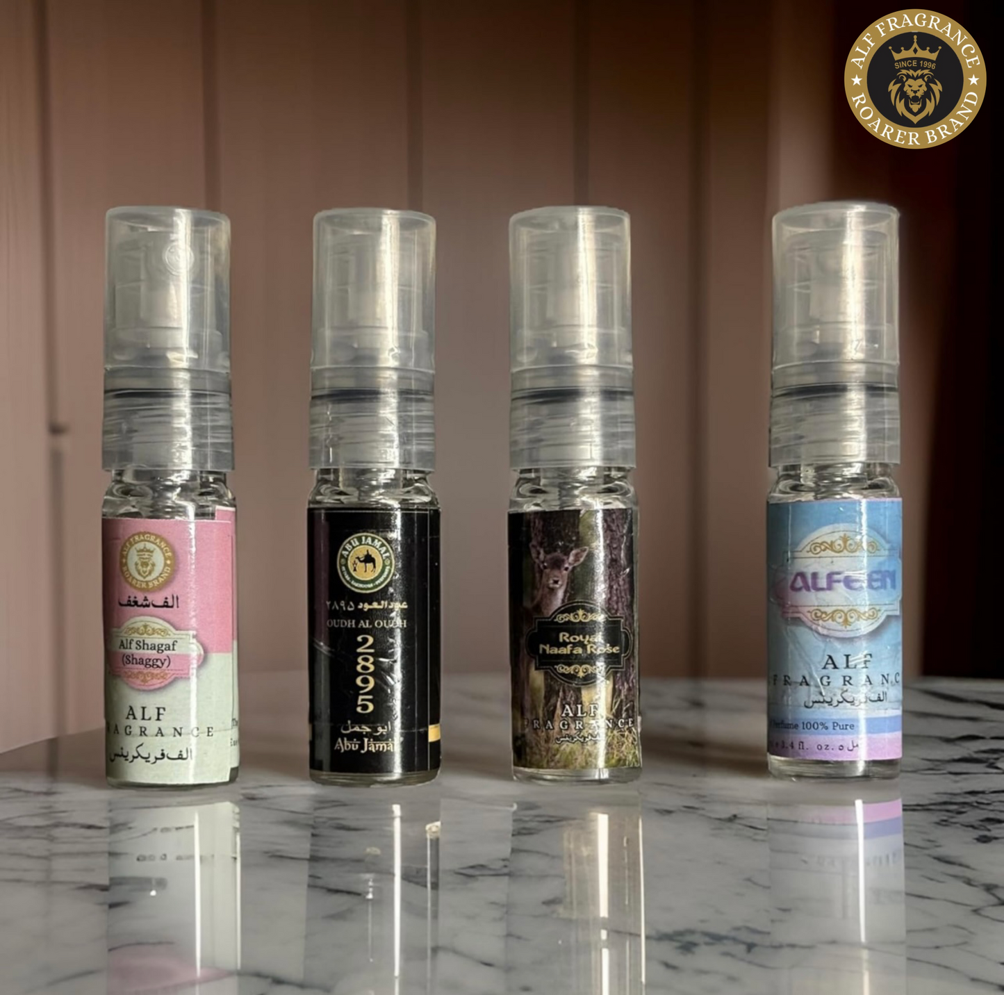Alf Fragrance 10 Perfume Combo Pack 5ml Each | Unisex Non-Alcoholic Perfume | 72 Hours Long Lasting