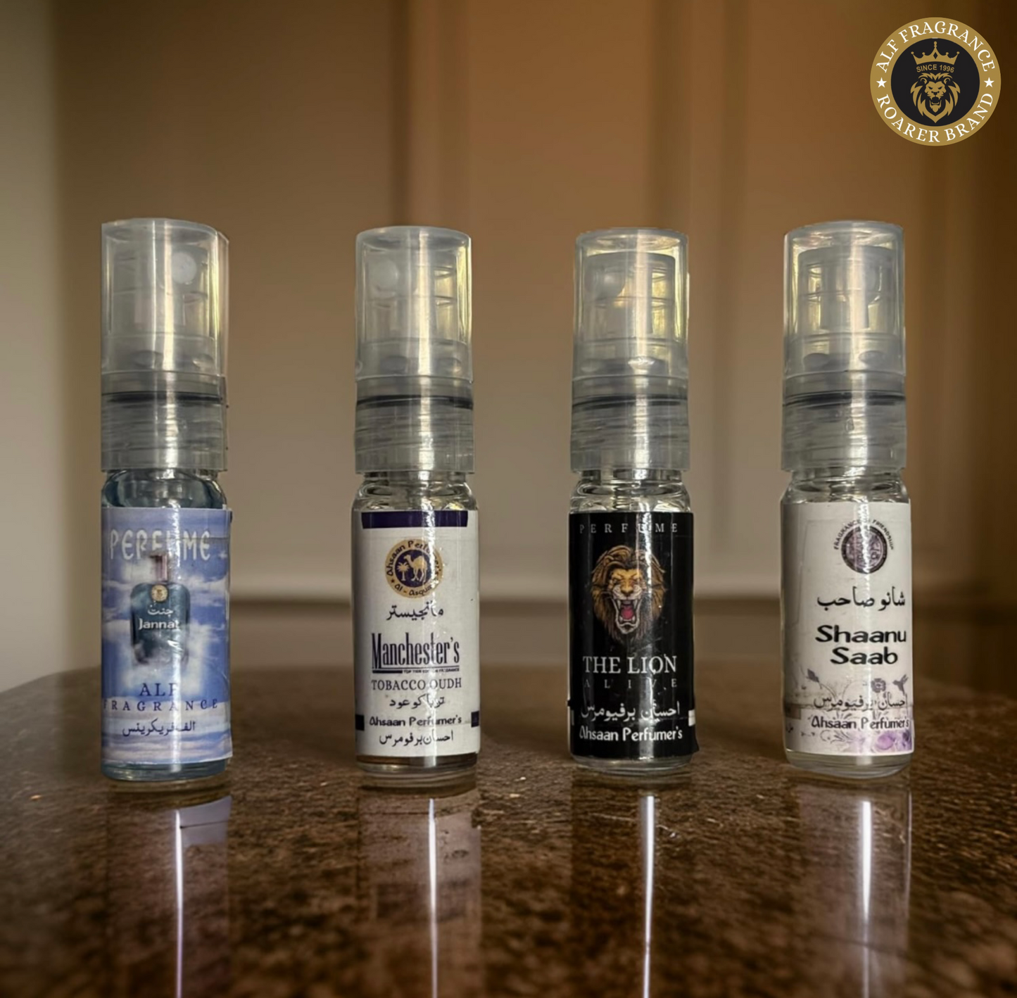 Alf Fragrance 10 Perfume Combo Pack 5ml Each | Unisex Non-Alcoholic Perfume | 72 Hours Long Lasting