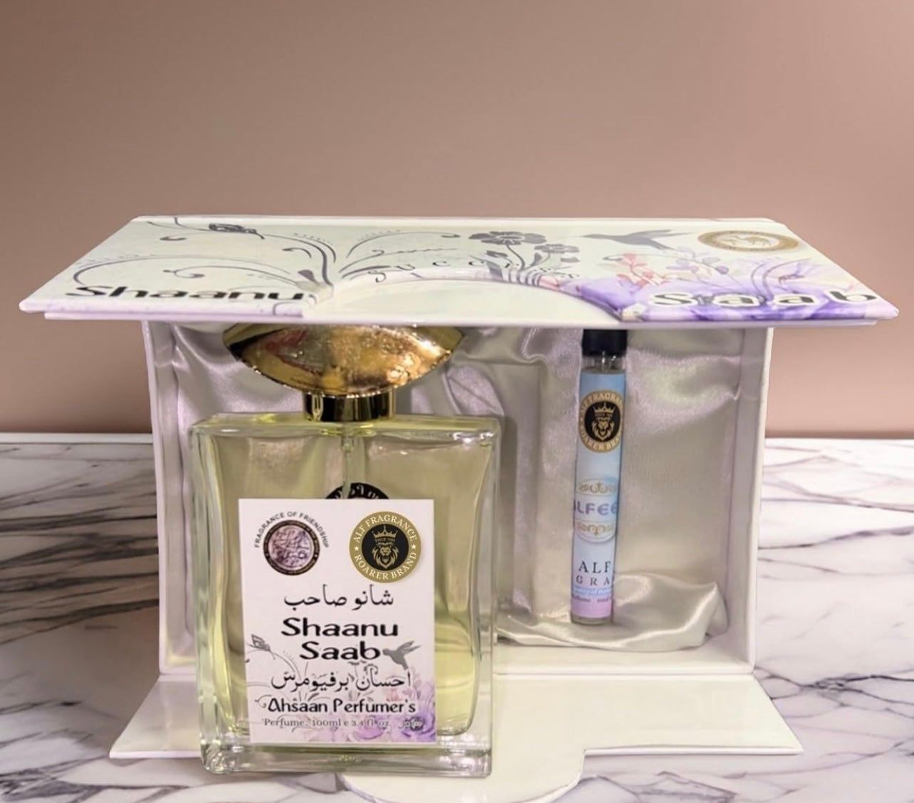 Alf Fragrance Shaanu Saab 100ml Perfume + Free 10ml Pocket Perfume | 72 Hours Long Lasting | Unisex | Stain Free | Alcohol Free